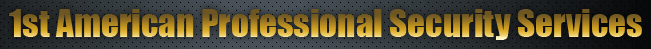 First American Professional Security Services